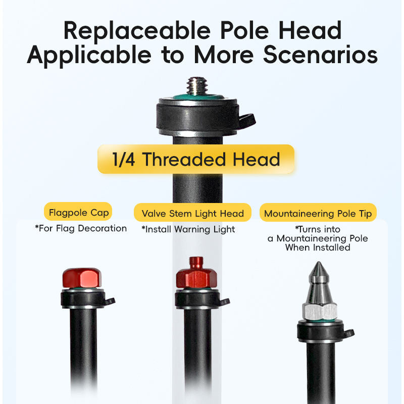 2-in-1 Flagpole & Sports Camera Stand