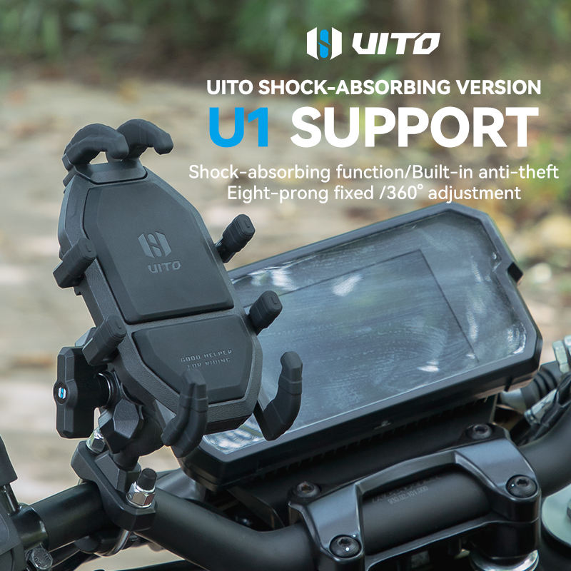 Anti-Shock Motorcycle Phone Mount