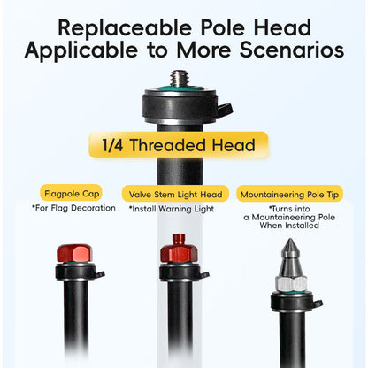 2-in-1 Flagpole & Sports Camera Stand