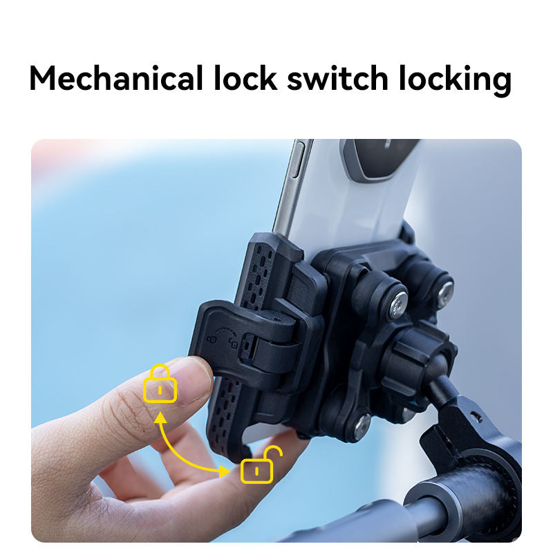 Motorcycle Mirror Phone Mount